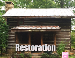 Historic Log Cabin Restoration  Ronda, North Carolina